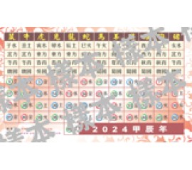 2024 甲辰年生肖卡